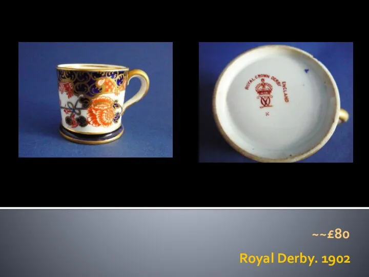 Royal Derby. 1902 ~~£80