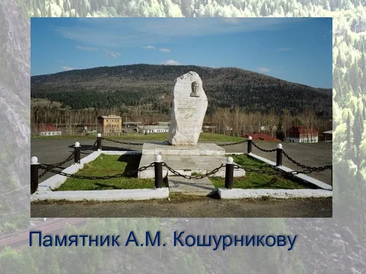 Памятник А.М. Кошурникову