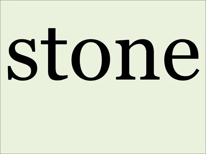 stone