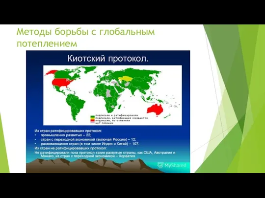 Методы борьбы с глобальным потеплением