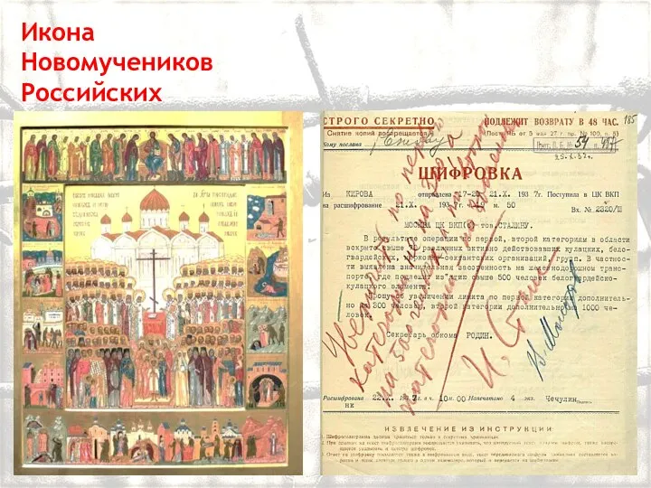 Икона Новомучеников Российских