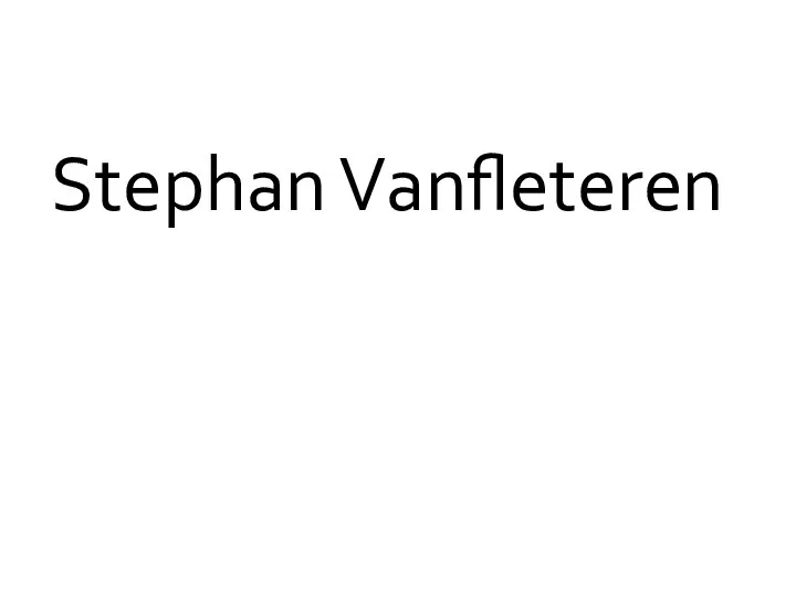 Stephan Vanfleteren