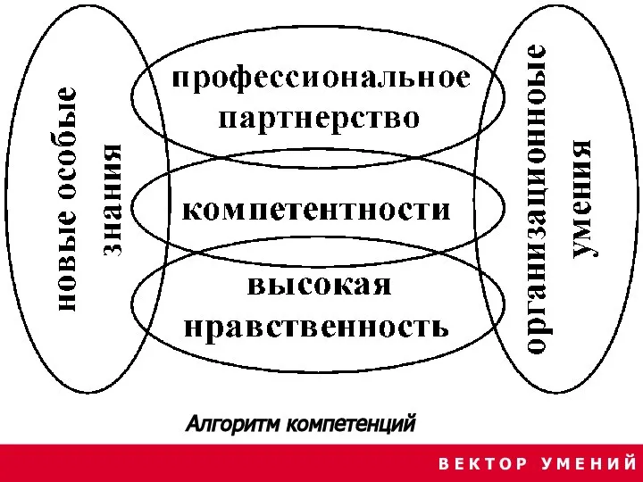 В Е К Т О Р У М Е Н И Й Алгоритм компетенций