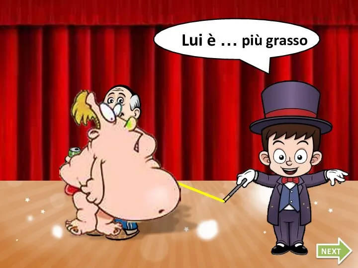 Lui è … NEXT più grasso