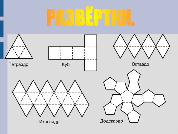 РАЗВЁРТКИ.