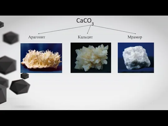 CaCO3 Арагонит Мрамор Кальцит