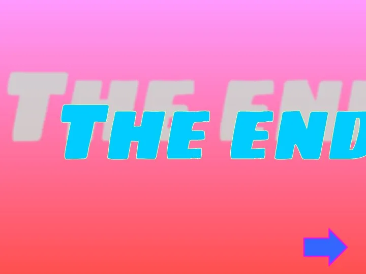 The end