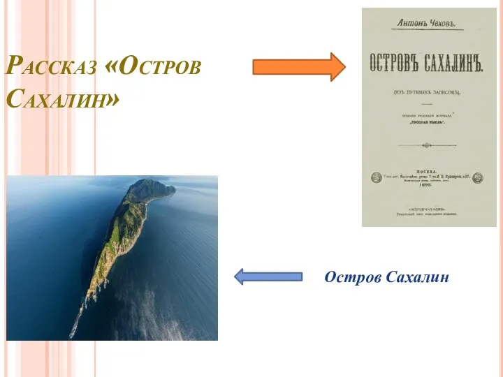 Рассказ «Остров Сахалин» Остров Сахалин