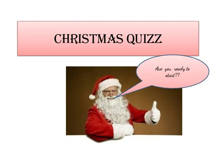 Christmas quizz