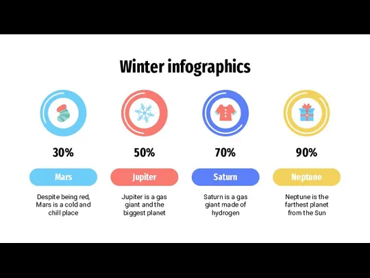 Winter infographics