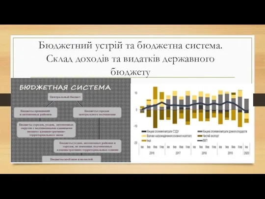 Бюджетний устрій та бюджетна система. Склад доходів та видатків державного бюджету