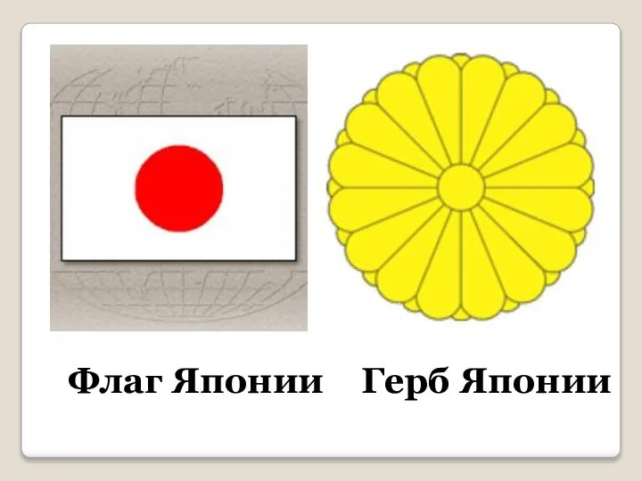 Флаг Японии Герб Японии