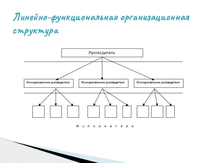 Линейно-функциональная организационная структура