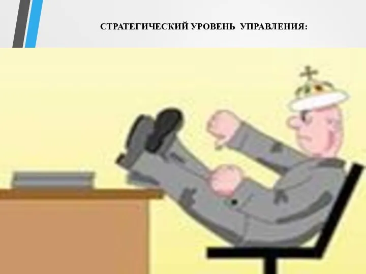 СТРАТЕГИЧЕСКИЙ УРОВЕНЬ УПРАВЛЕНИЯ: