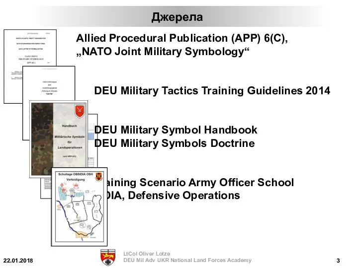 Allied Procedural Publication (APP) 6(C), „NATO Joint Military Symbology“ DEU Military Tactics