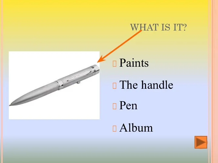 WHAT IS IT? Paints The handle Pen Album