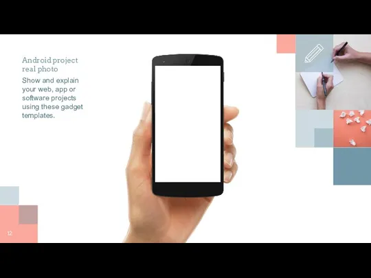 Android project real photo Show and explain your web, app or software