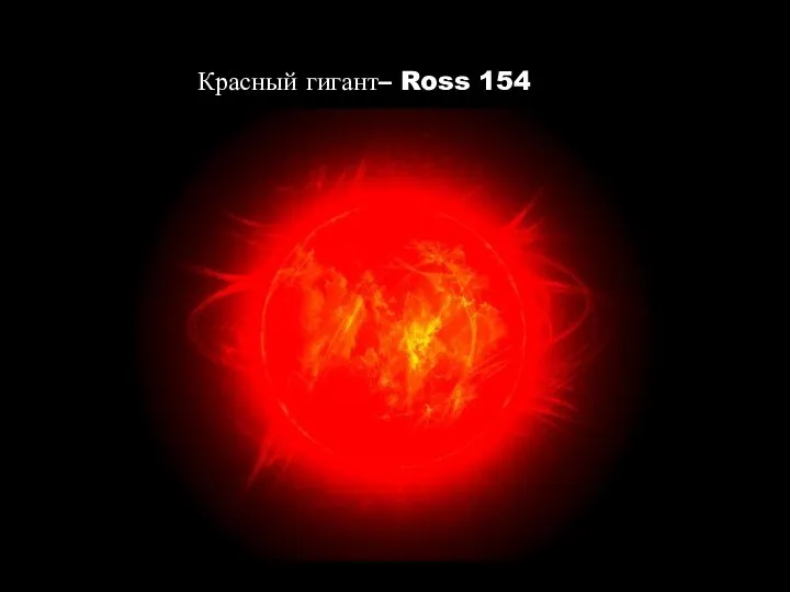 Красный гигант– Ross 154