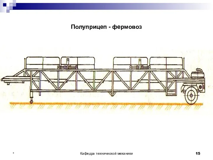 Полуприцеп - фермовоз * Кафедра технической механики