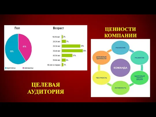 ЦЕЛЕВАЯ АУДИТОРИЯ ЦЕННОСТИ КОМПАНИИ