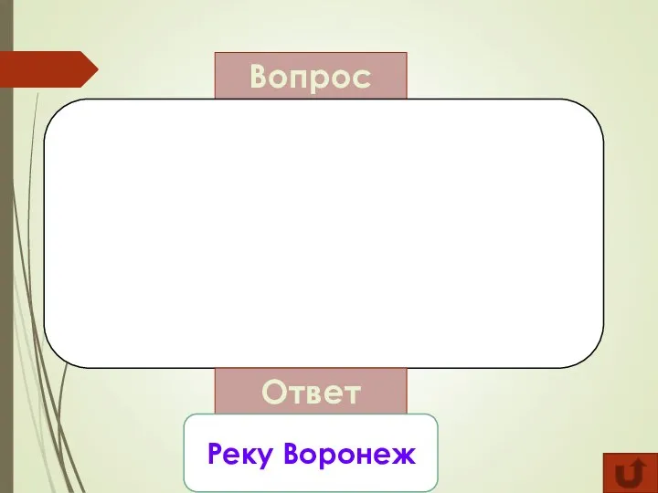 Вопрос Ответ Реку Воронеж