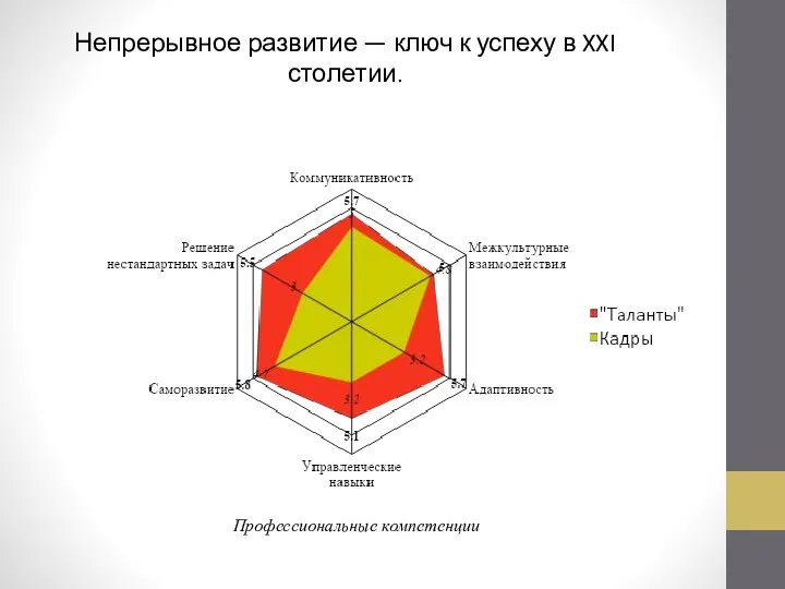 Непрерывное развитие — ключ к успеху в XXI столетии. Профессиональные компетенции