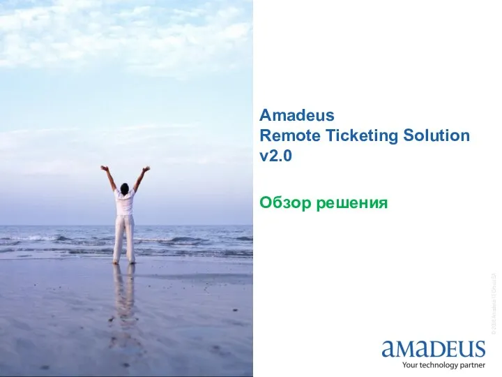 Amadeus Remote Ticketing Solution v2.0 Обзор решения