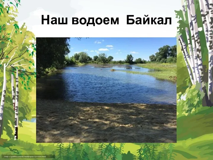 Наш водоем Байкал