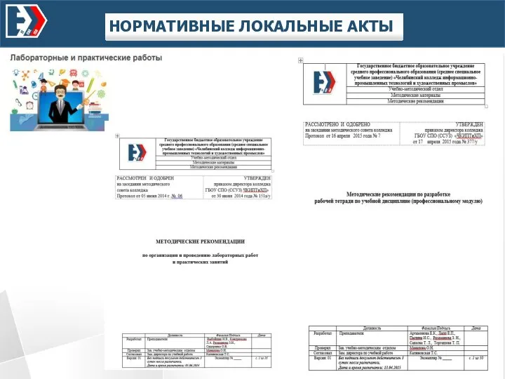 4 НОРМАТИВНЫЕ ЛОКАЛЬНЫЕ АКТЫ