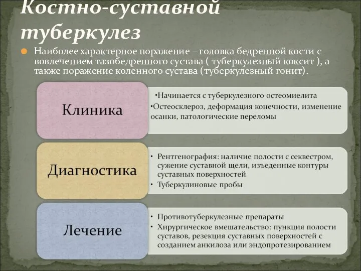 Наиболее характерное поражение – головка бедренной кости с вовлечением тазобедренного сустава (