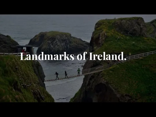Landmarks of Ireland.