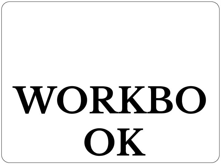 WORKBOOK