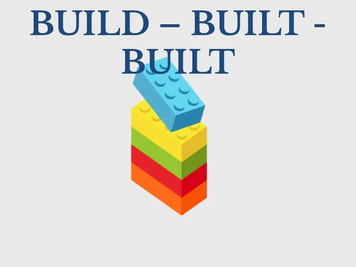 BUILD – BUILT - BUILT