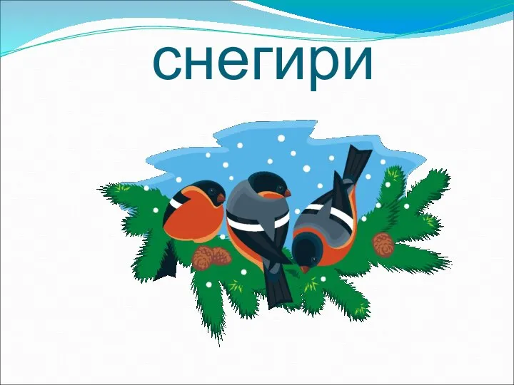 снегири