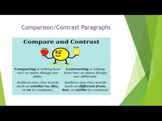 Comparison/Contrast Paragraphs