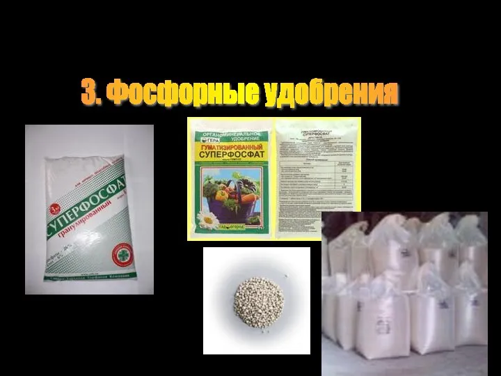 3. Фосфорные удобрения