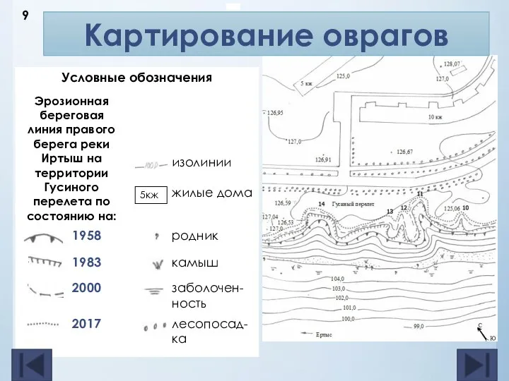 Картирование оврагов 5кж