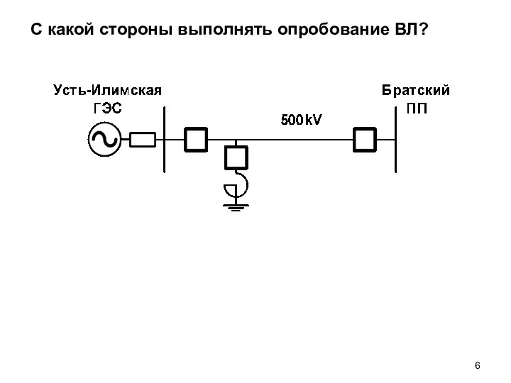 С какой стороны выполнять опробование ВЛ?