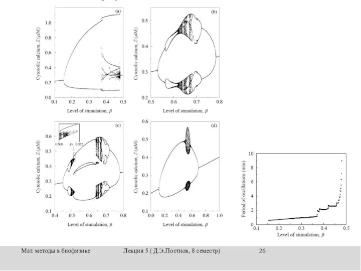 Мат. методы в биофизике Лекция 5 ( Д.Э.Постнов, 8 семестр)
