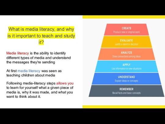 What is media literacy, and why is it important to teach and