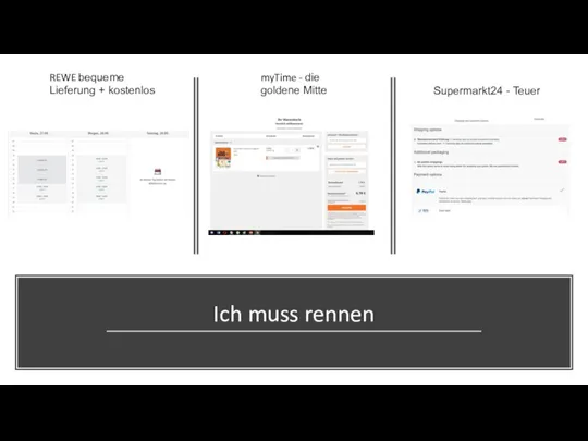 Ich muss rennen Supermarkt24 - Teuer REWE bequeme Lieferung + kostenlos myTime - die goldene Mitte