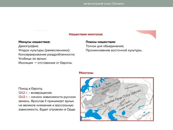 репетиторский класс Educator