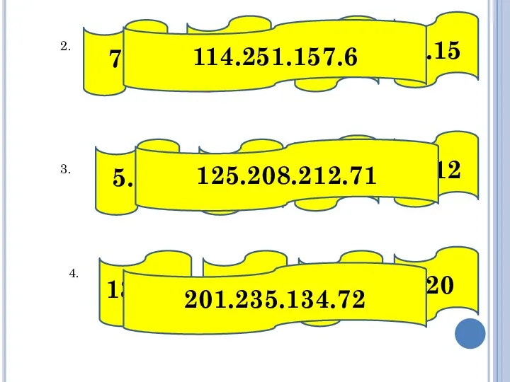 2. 7.6 114 .25 1.15 114.251.157.6 3. 5.20 12 .71 8.12 125.208.212.71