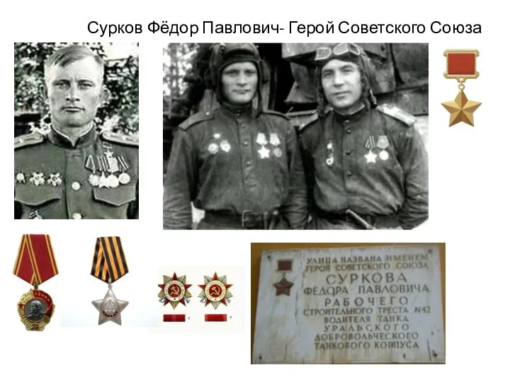 Сурков Фёдор Павлович- Герой Советского Союза