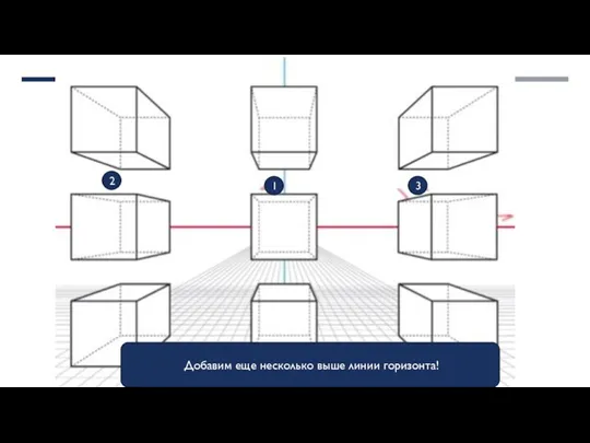 Добавим еще несколько выше линии горизонта! 1 2 3