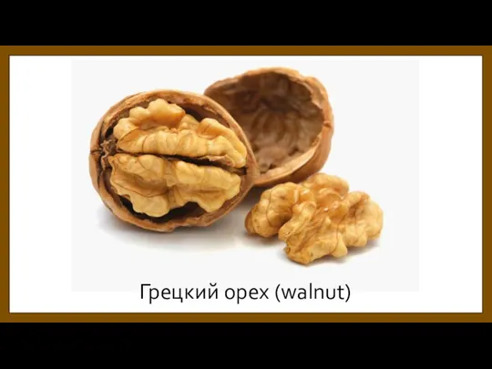 Грецкий орех (walnut)