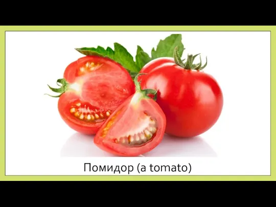 Помидор (a tomato)