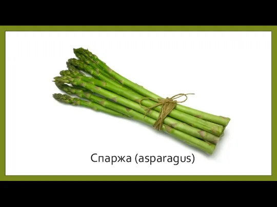 Спаржа (asparagus)