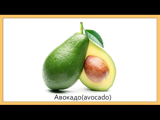 Авокадо(avocado)