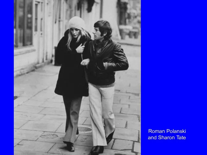 Roman Polanski and Sharon Tate